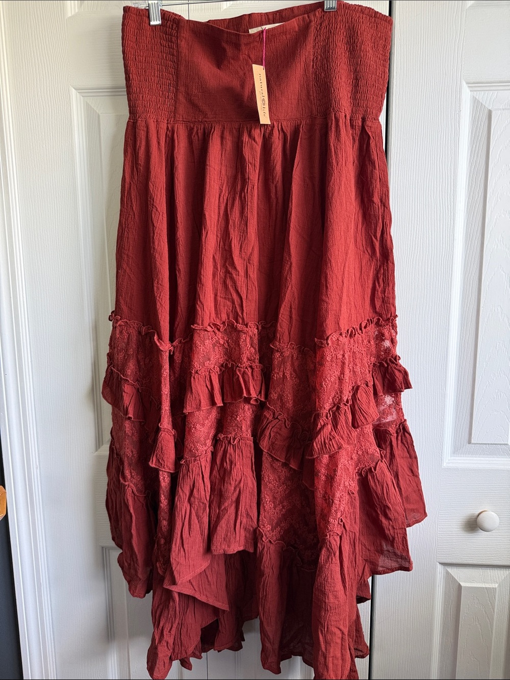 NEW Natural Life Feelin Alive Convertible Lace Tiered Midi Skirt / Dress NWT!